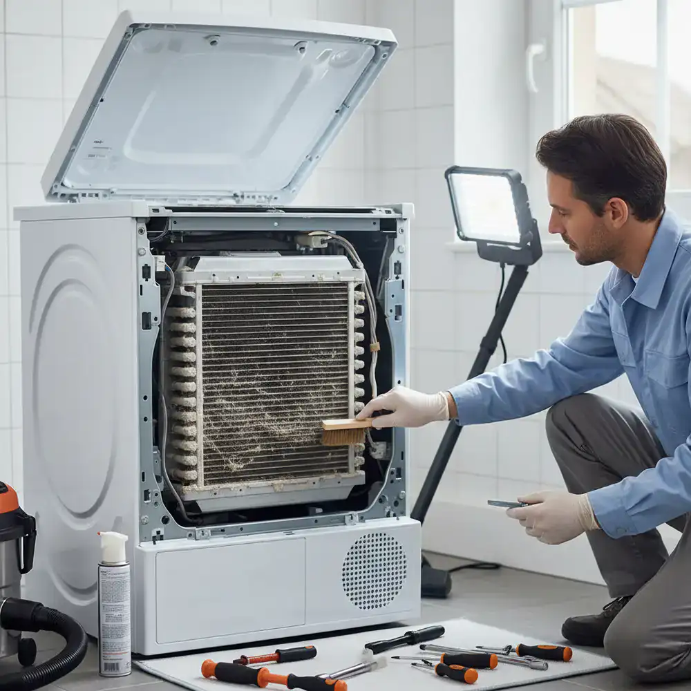 Onderhoud van een warmtepompdroger